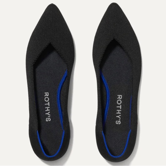 Rothy’s Black “The Point” Flats - Picture 8 of 12
